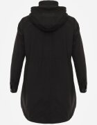 j.style Geacă Parka Neagră cu glugă detașabilă Delavin
