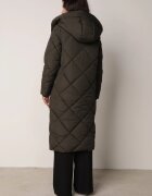 j.style Jachetă Palton Verde închis cu matlasare geometrică Johnatta