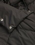 j.style Jachetă Palton Verde închis cu matlasare geometrică Johnatta