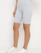 j.style Pantaloni scurți de ciclism Albastru deschis cu talie înaltă și bandă elastică lată în talie Nansileene
