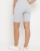 j.style Pantaloni scurți de ciclism Albastru deschis cu talie înaltă și bandă elastică lată în talie Nansileene