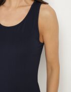 j.style Top Bleumarin din Bumbac cu un Croi Clasic Emitiella