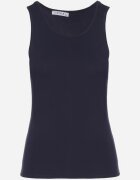 j.style Top Bleumarin din Bumbac cu un Croi Clasic Emitiella