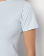 j.style Tricou Clasic Albastru deschis din bumbac Lorali