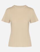 j.style Tricou Clasic Bej din Bumbac Lorali