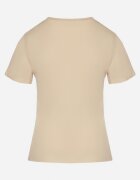 j.style Tricou Clasic Bej din Bumbac Lorali