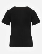 j.style Tricou Negru Clasic din Bumbac Lorali