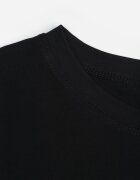 j.style Tricou Negru Clasic din Bumbac Lorali