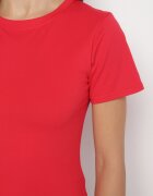 j.style Tricou Roșu Clasic din Bumbac Lorali