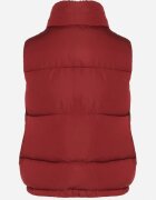 j.style Vestă Bordo Matlasată cu Căptușeală Decorativă Olianela