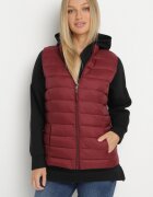j.style Vestă Matlasată Bordo Sifitta