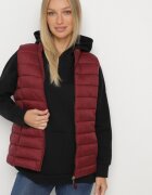 j.style Vestă Matlasată Bordo Sifitta