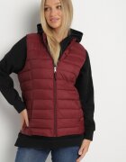 j.style Vestă Matlasată Bordo Sifitta