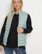 j.style Vestă Verde Deschisă Matlasată Sifitta