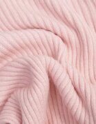 j&x Asortat elastic cu guler înalt din bumbac din tricot reiat Sindhe Roz
