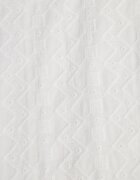 j&x Bluză din Bumbac cu Croi Oversize Decorată cu Broderie Adriatea Albă