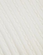 j&x Bluză elegantă cu mânecă scurtă din vâscoză cu model împletit Stria Bej deschis
