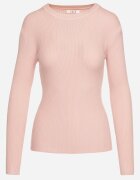 j&x Bluză Roz cu Mâneci Lungi din Tricot cu Dungi Delicate Terilanne