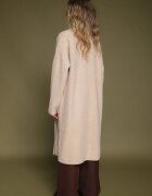 j&x Cardigan Bej Deschis cu Bumbac Lung Asorisse