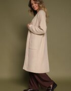 j&x Cardigan Bej Deschis cu Bumbac Lung Asorisse