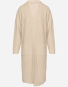 j&x Cardigan Bej Deschis cu Bumbac Lung Asorisse