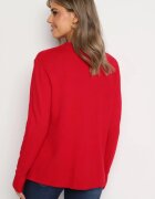 j&x Cardigan Clasic Bordo cu adaos de bumbac cu nasturi cu relief geometric Mevasina