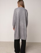 j&x Cardigan cu lână cu croi lung Vallise Bej Gri