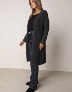 j&x Cardigan cu lână cu croi lung Vallise Bej Gri închis