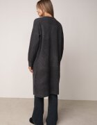 j&x Cardigan cu lână cu croi lung Vallise Bej Gri închis