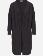 j&x Cardigan cu lână cu croi lung Vallise Bej Gri închis