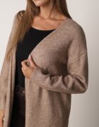j&x Cardigan cu lână cu croi lung Vallise Bej Maro deschis