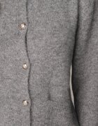 j&x Cardigan cu lână și bumbac cu nasturi și buzunare elegante Orlandia Gri