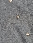 j&x Cardigan cu lână și bumbac cu nasturi și buzunare elegante Orlandia Gri