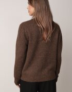 j&x Cardigan cu lână și bumbac cu nasturi și buzunare elegante Orlandia Maro