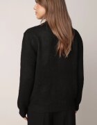 j&x Cardigan cu lână și bumbac cu nasturi și buzunare elegante Orlandia Negru