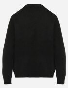 j&x Cardigan cu lână și bumbac cu nasturi și buzunare elegante Orlandia Negru