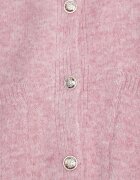 j&x Cardigan cu lână și bumbac cu nasturi și buzunare elegante Orlandia Roz