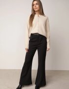 j&x Cardigan cu lână și bumbac cu nasturi Sonah Bej Bej Bej