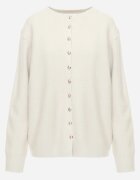 j&x Cardigan cu lână și bumbac cu nasturi Sonah Bej Bej Bej deschis