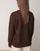 j&x Cardigan cu lână și bumbac cu nasturi Sonah Bej Bej Maro
