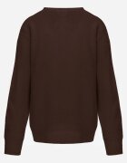 j&x Cardigan cu lână și bumbac cu nasturi Sonah Bej Bej Maro