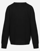j&x Cardigan cu lână și bumbac cu nasturi Sonah Bej Bej Negru