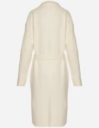 j&x Cardigan deschis Bej deschis cu lână cu torsade și cu cordon Darrive