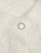 j&x Cardigan din lână croială lungă cu buzunare și nasturi decorativi Opejta Bej deschis