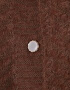 j&x Cardigan din lână croială lungă cu buzunare și nasturi decorativi Opejta Maro