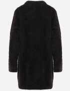 j&x Cardigan din lână croială lungă cu buzunare și nasturi decorativi Opejta Negru