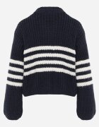 j&x Cardigan elegant cu lână în dungi Werise Bleumarin