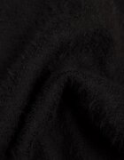 j&x Cardigan lung cu bumbac și lână fără închidere Junibe Negru