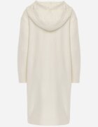 j&x Cardigan lung descheiat cu lână și cu glugă Ciliafa Bej deschis