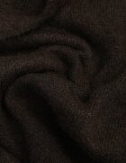 j&x Cardigan lung fără închidere cu lână cu glugă și broșă decorativă Saromia Maro